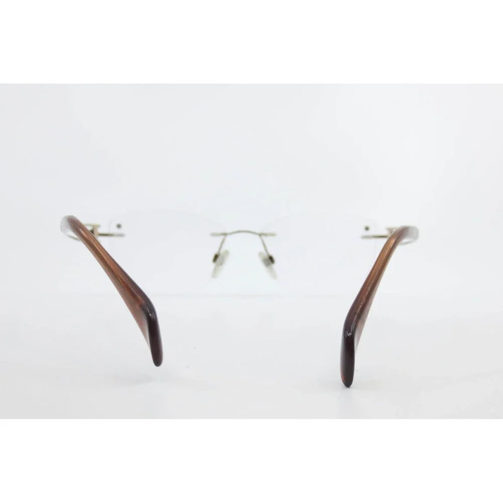Line Art Charmant XL2117 BR Rimless Eyeglasses Bronze 52-17-135 Made in Japan